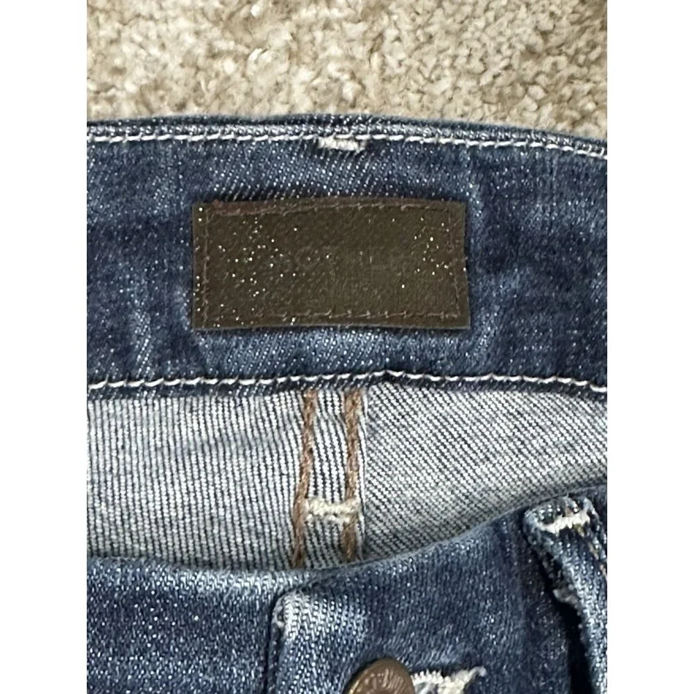 Mother Looker‎ Ankle Fray Denim Stretch Jeans